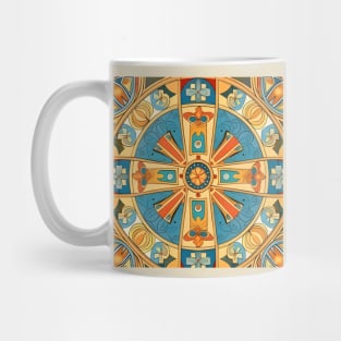 Ukrainian Inspired Pysanky Inspired Art Mug